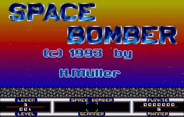 Space Bomber screen shot title